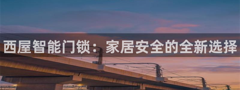 开丰娱乐趣 7O935：西屋智能门锁：家居安全的全新选择