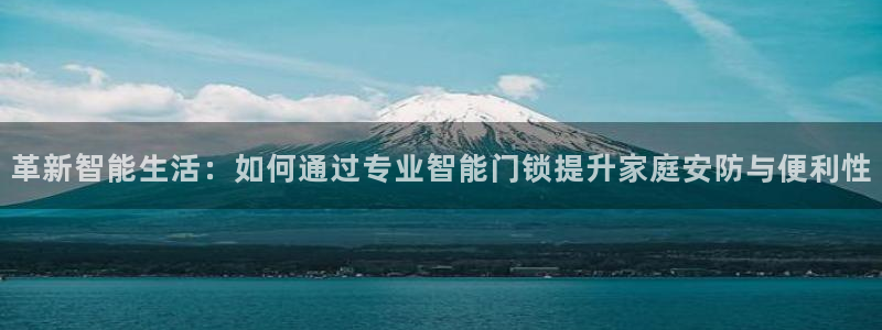 开丰娱乐日：革新智能生活：如何通过专业智能门锁提升家庭安防与