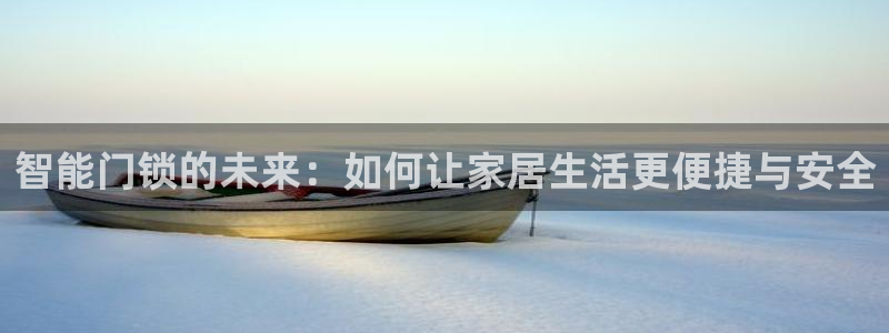 开丰娱乐登录：智能门锁的未来：如何让家居生活更便捷与安全