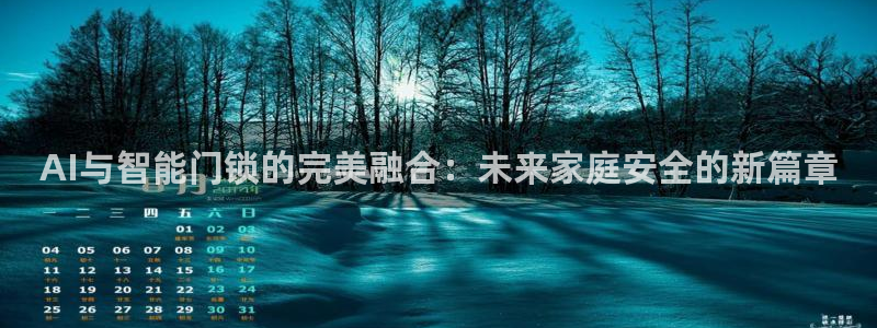 开丰娱乐下：AI与智能门锁的完美融合：未来家庭安全的新篇章