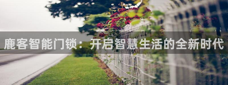 开丰娱乐前：鹿客智能门锁：开启智慧生活的全新时代