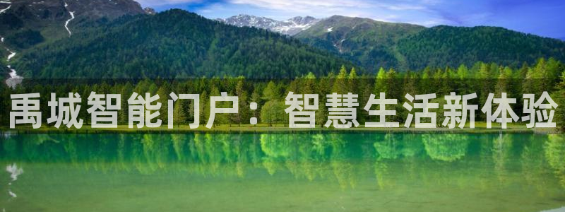 开丰娱乐联系q徽22212：禹城智能门户：智慧生活新体验