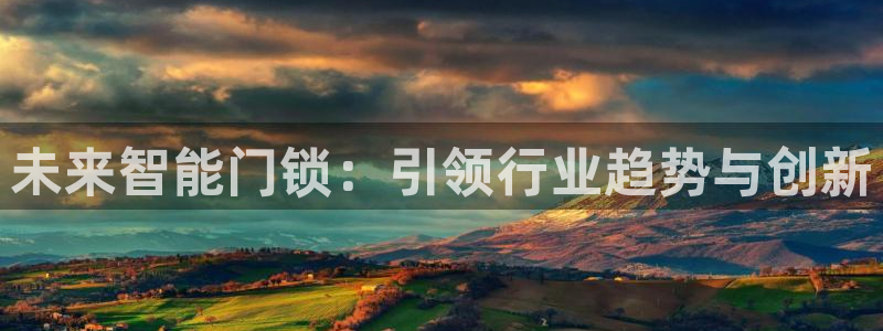 开丰娱乐更多平台：未来智能门锁：引领行业趋势与创新