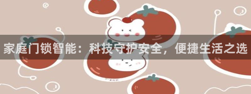 开丰娱乐网站官网入口：家庭门锁智能：科技守护安全，便捷生活之