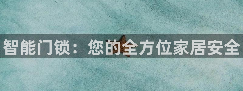 开丰娱乐怎么开转点：智能门锁：您的全方位家居安全