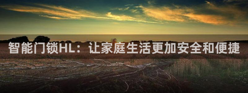 开丰娱乐官网平台下载：智能门锁HL：让家庭生活更加安全和便捷
